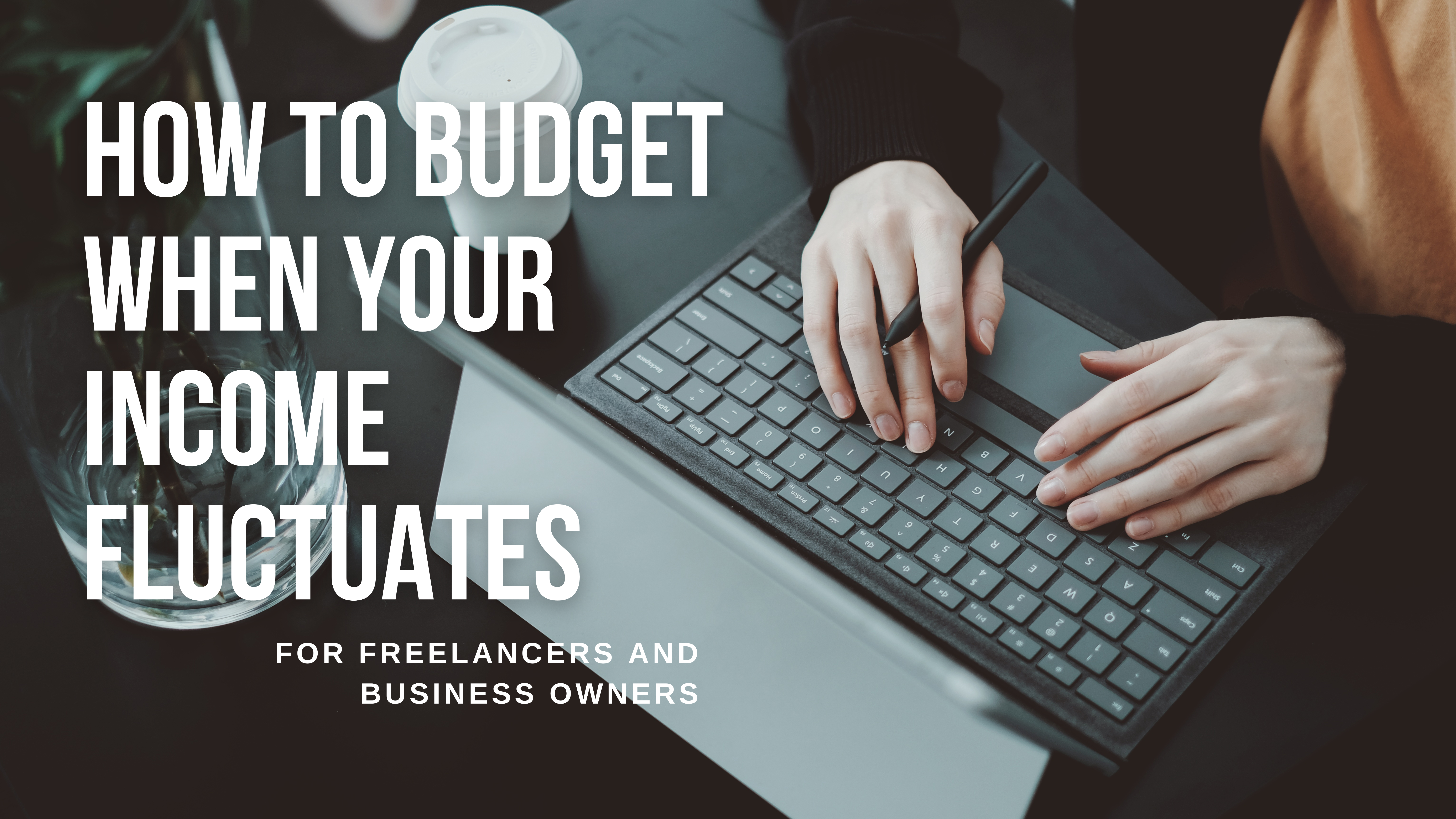 Hands over a keyboard